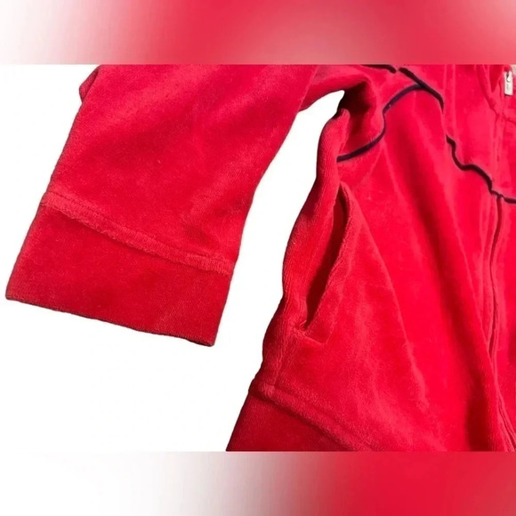 Puma Red Velvet Full Zip Sweater  Size 5 - Picture 5 of 7